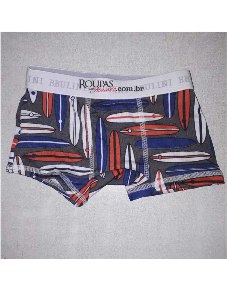 Cueca Boxer Infantil Microfibra