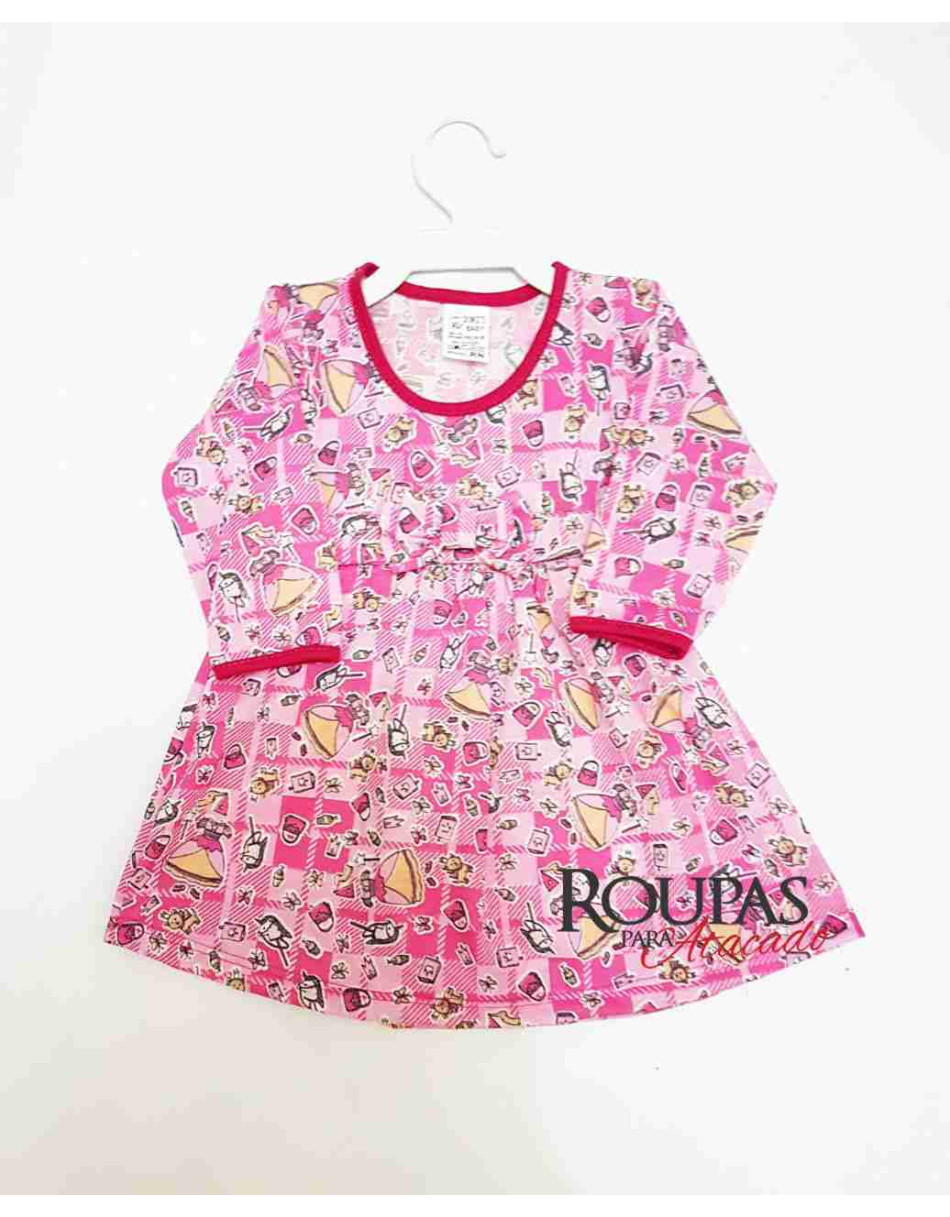 Vestidos Manga Longa Bebê Inverno