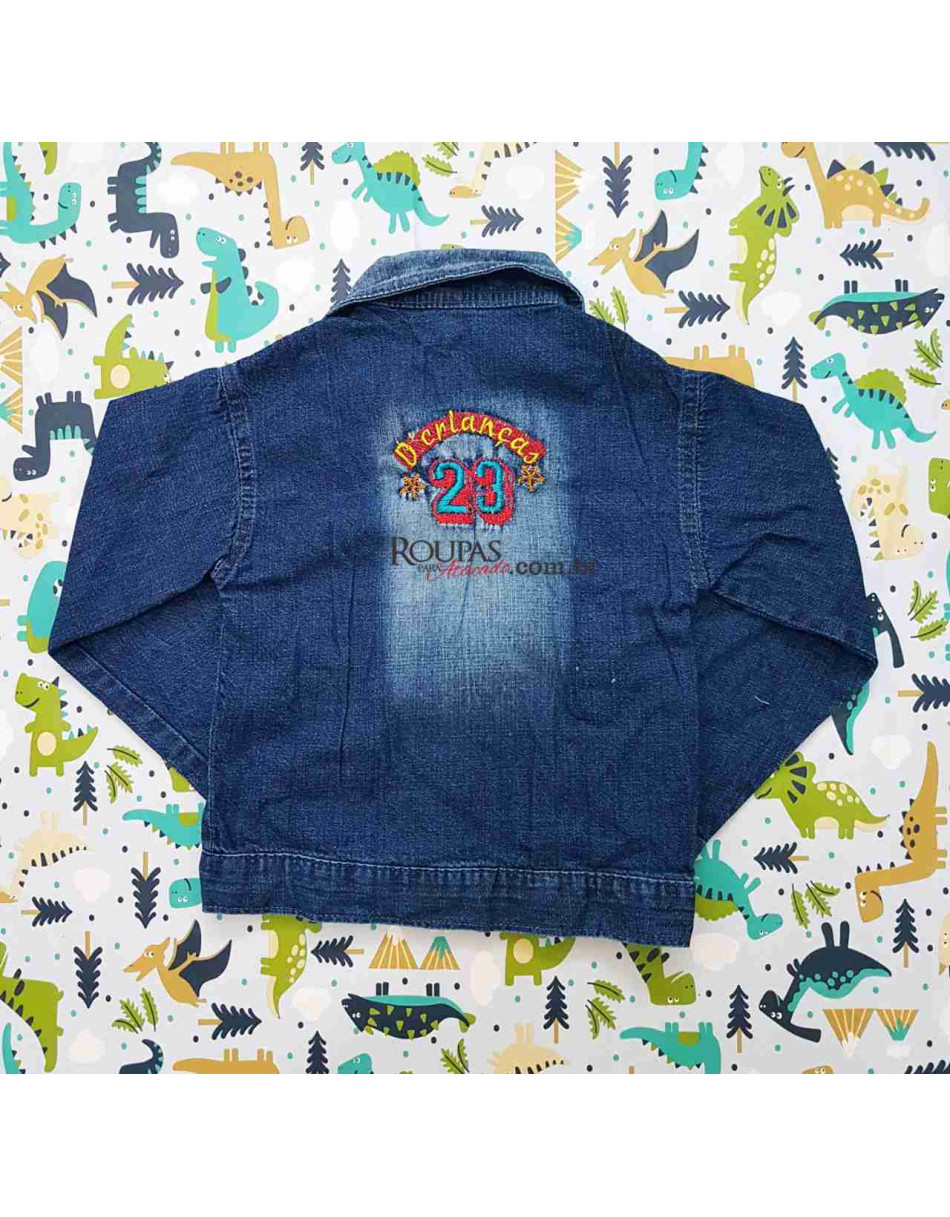 Jaqueta Jeans Infantil Masculina