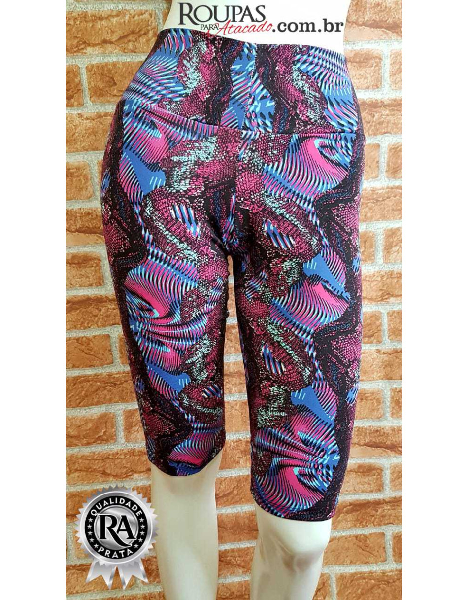 Bermuda Fitness Suplex Estampada