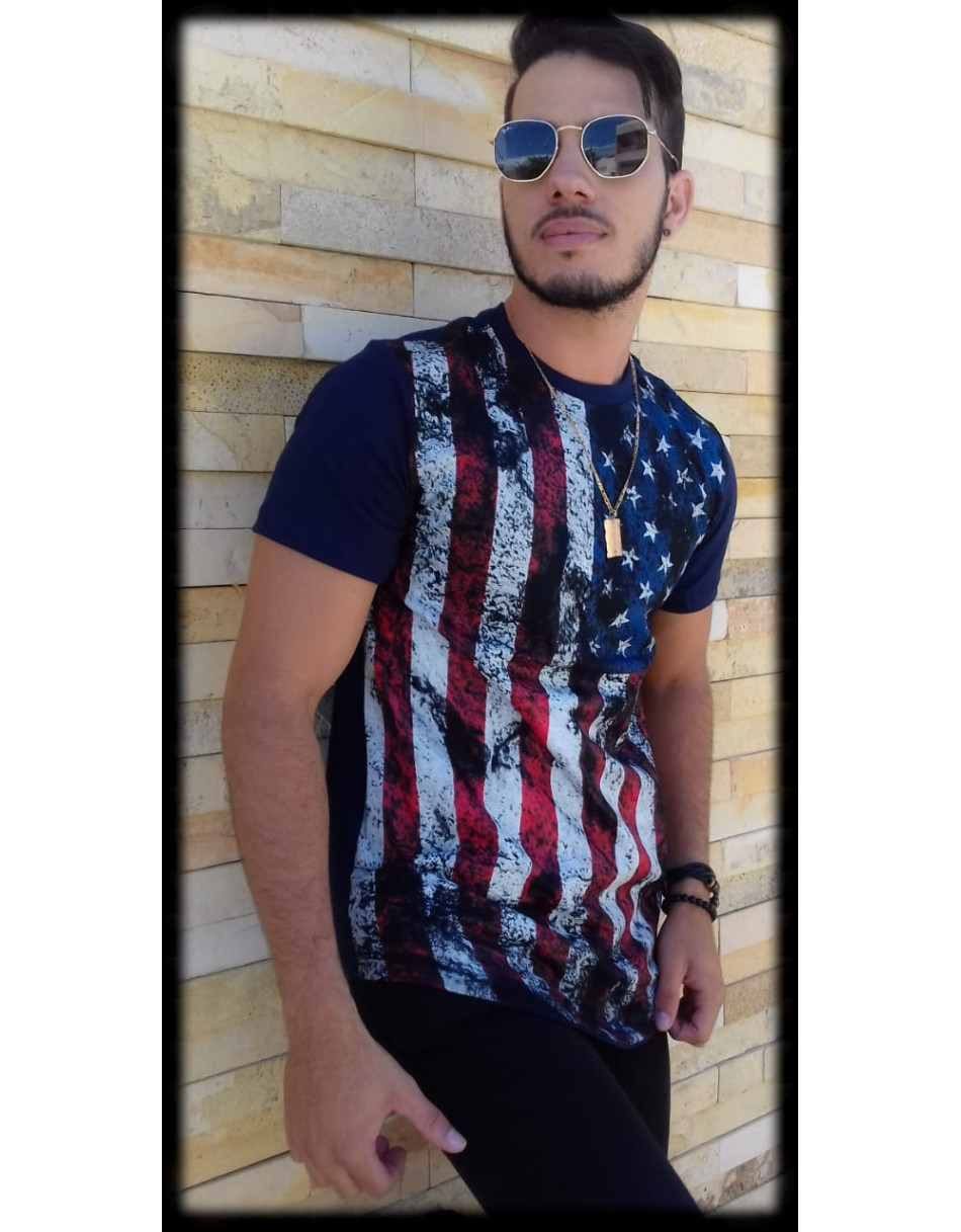 Camisa Oversized Longline Masculina Adulta