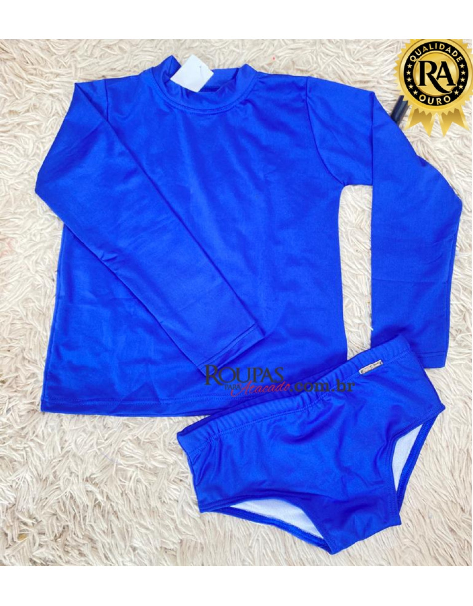  Conjunto Infantil Proteção Solar Uv Masculino