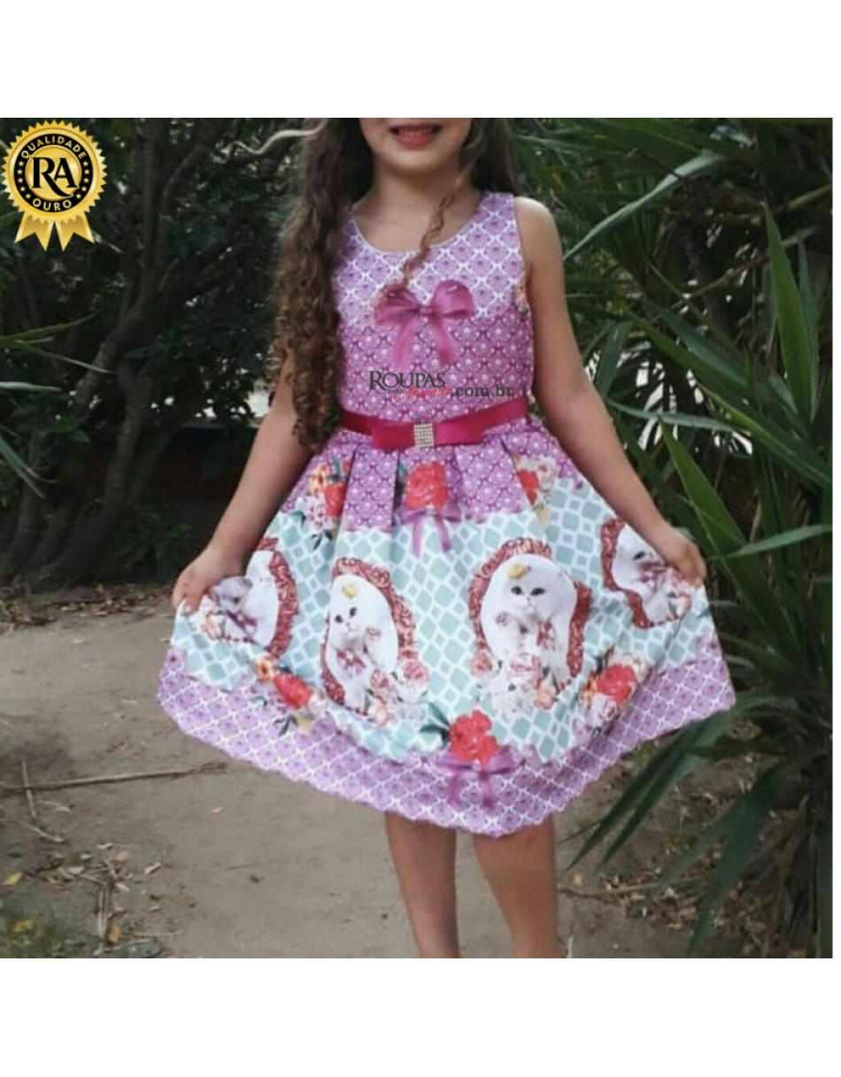 Vestido Infantil Arrumado Boneca 