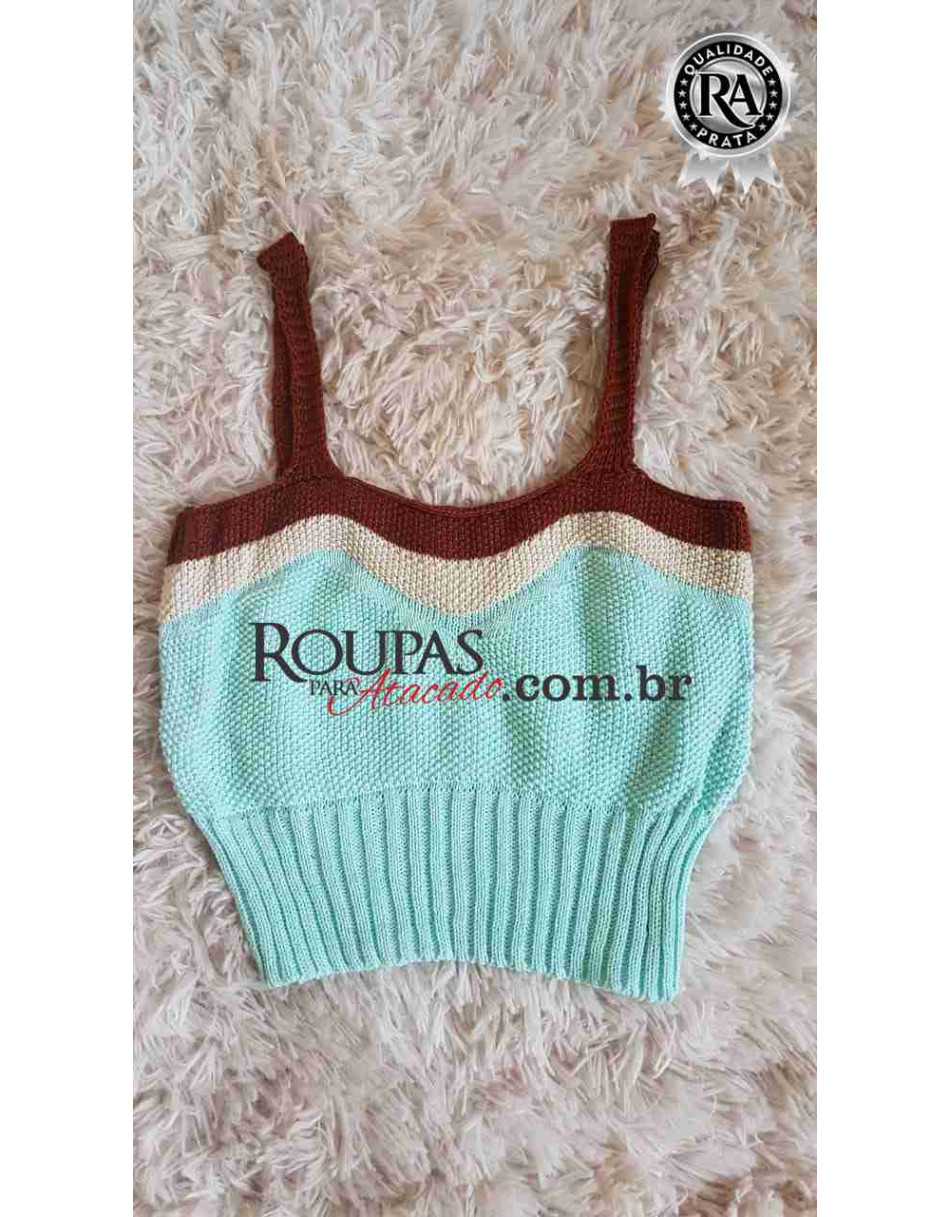 Top Cropped de Croche