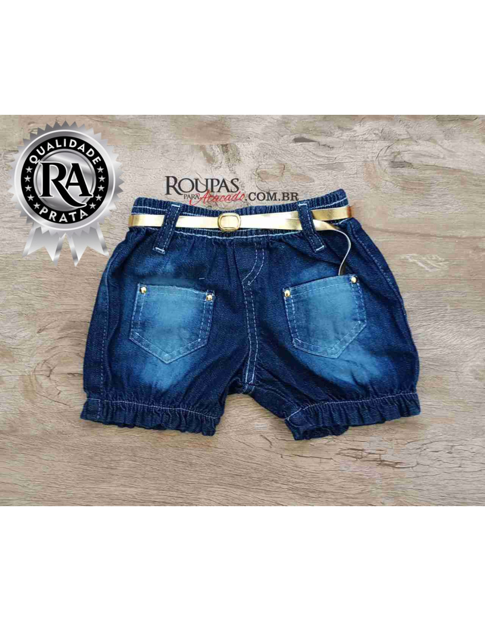 Short Infantil Jeans Balone P M G