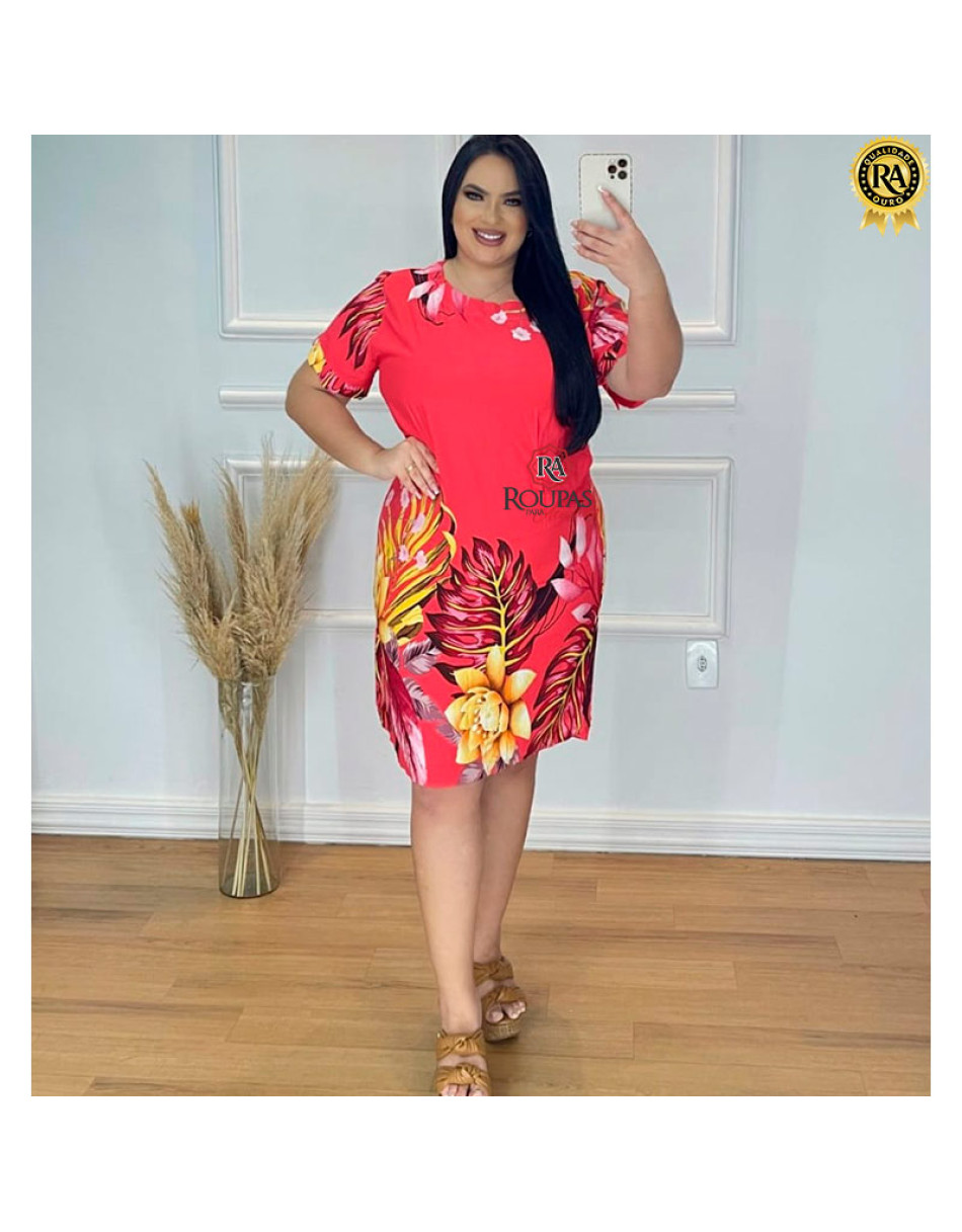 Vestidos Em Viscose Plus Size