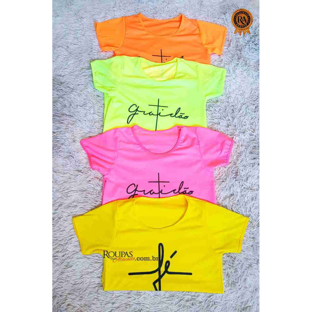 Blusa Neon Feminina Adulta