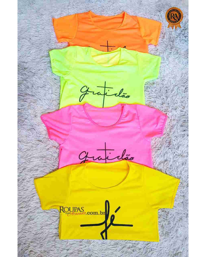 Blusa Neon Feminina Adulta