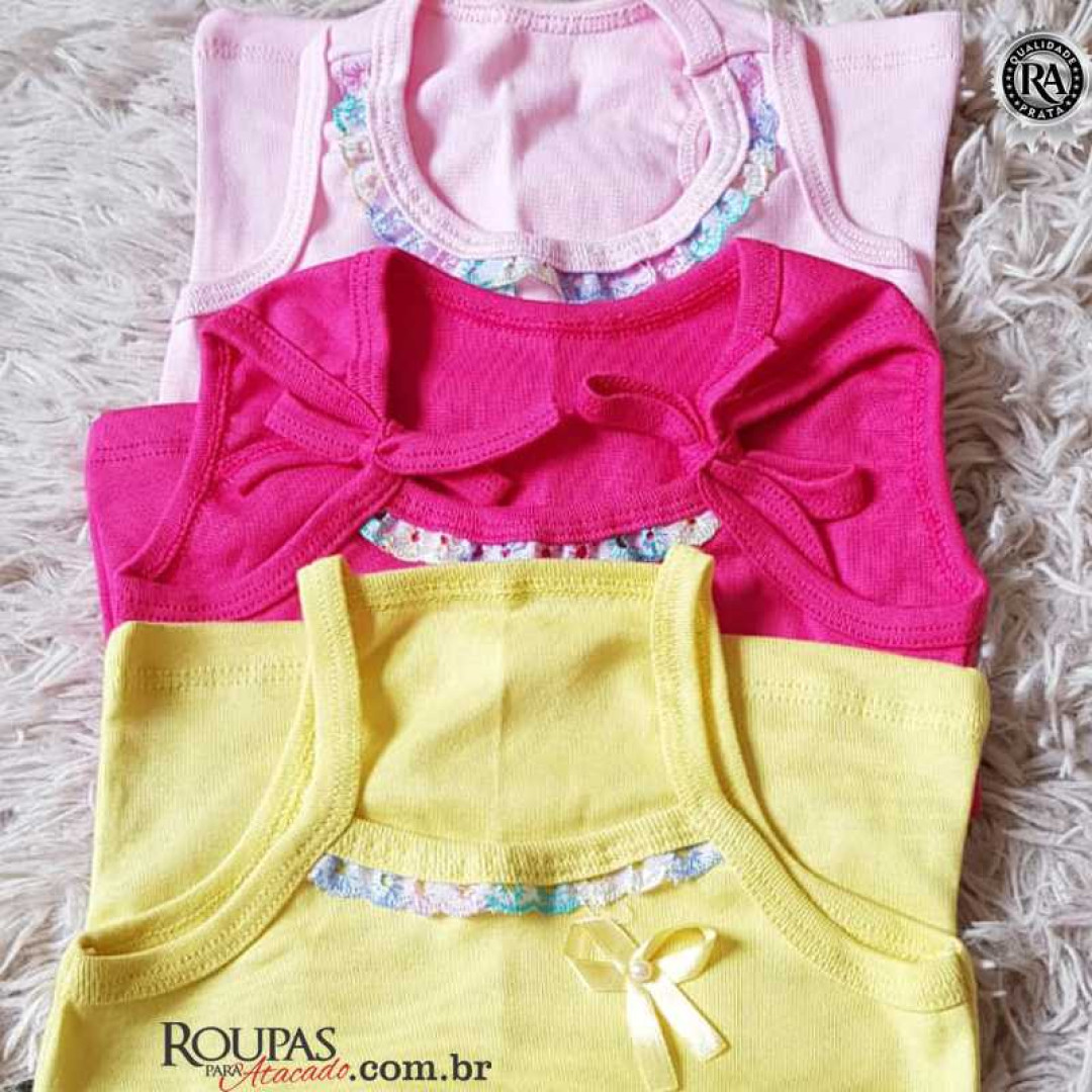 Blusa infantil Feminina Lisa