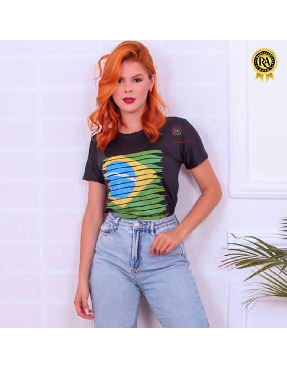 Tshirt Feminina Brasil