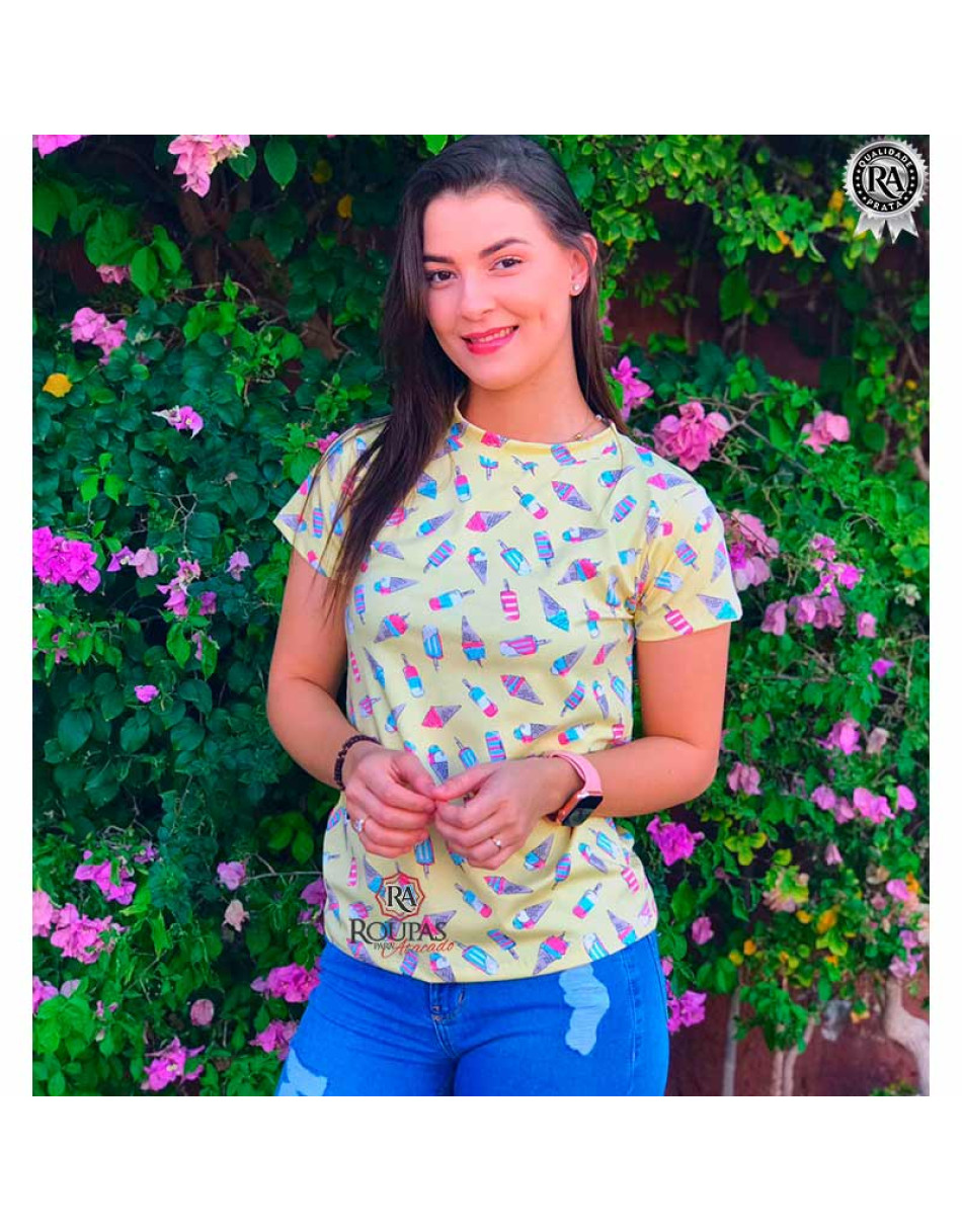 Blusa Tshirt Summerplex Estampada