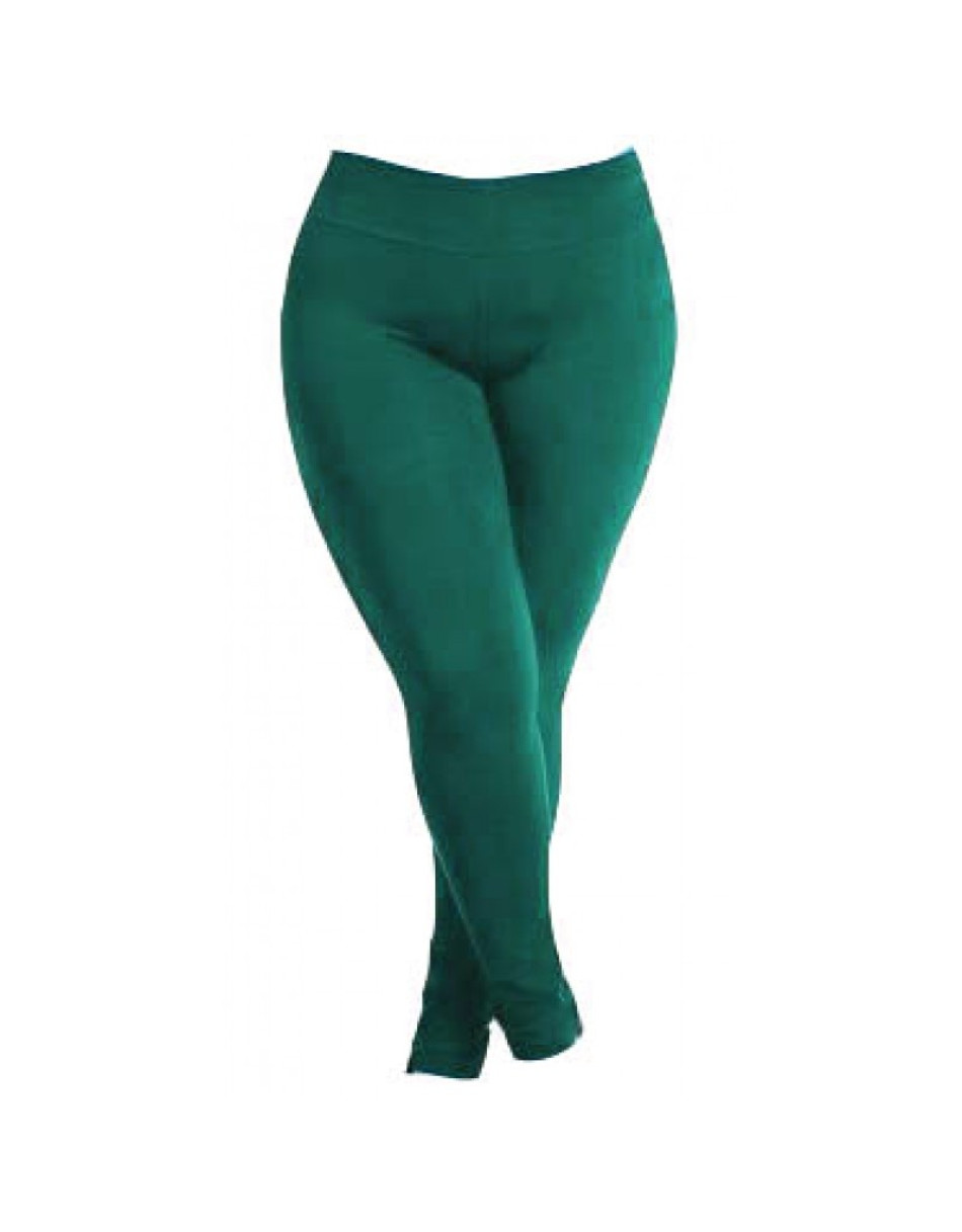 Calças Legging Plus Size Em Cotton 