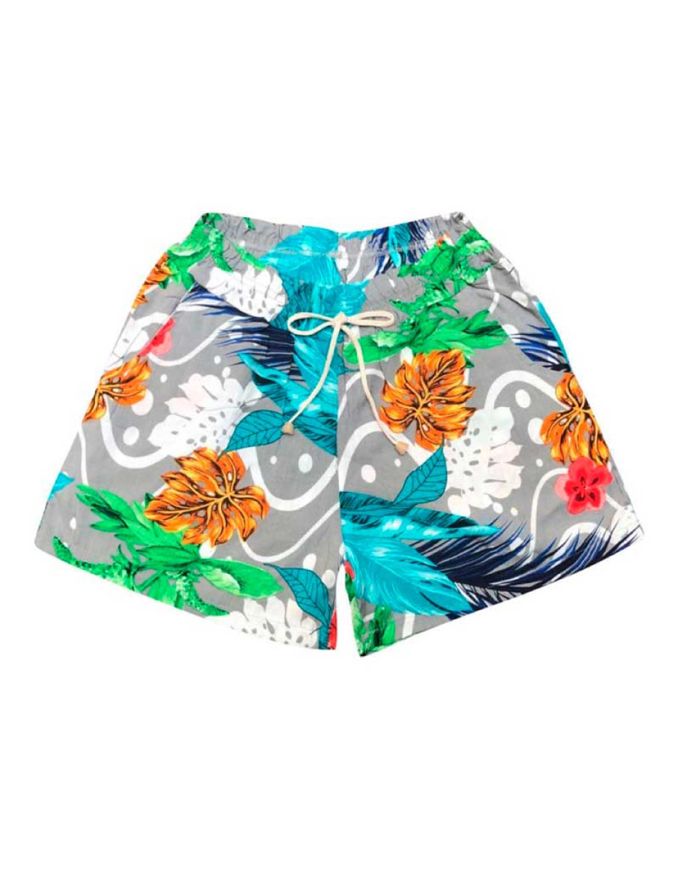 Short Feminino Viscose Estampado