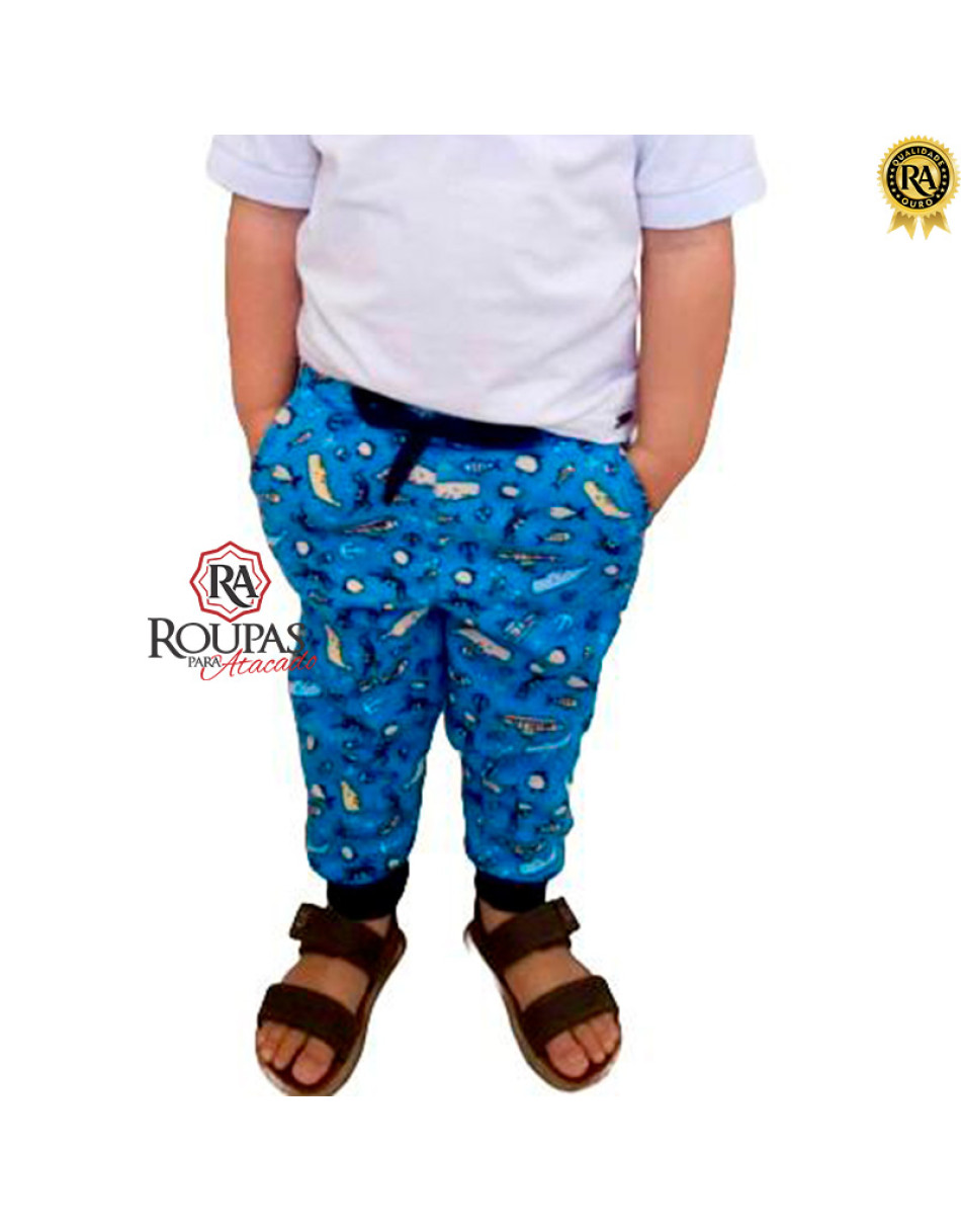 Calça Infantil Moletim Masculina