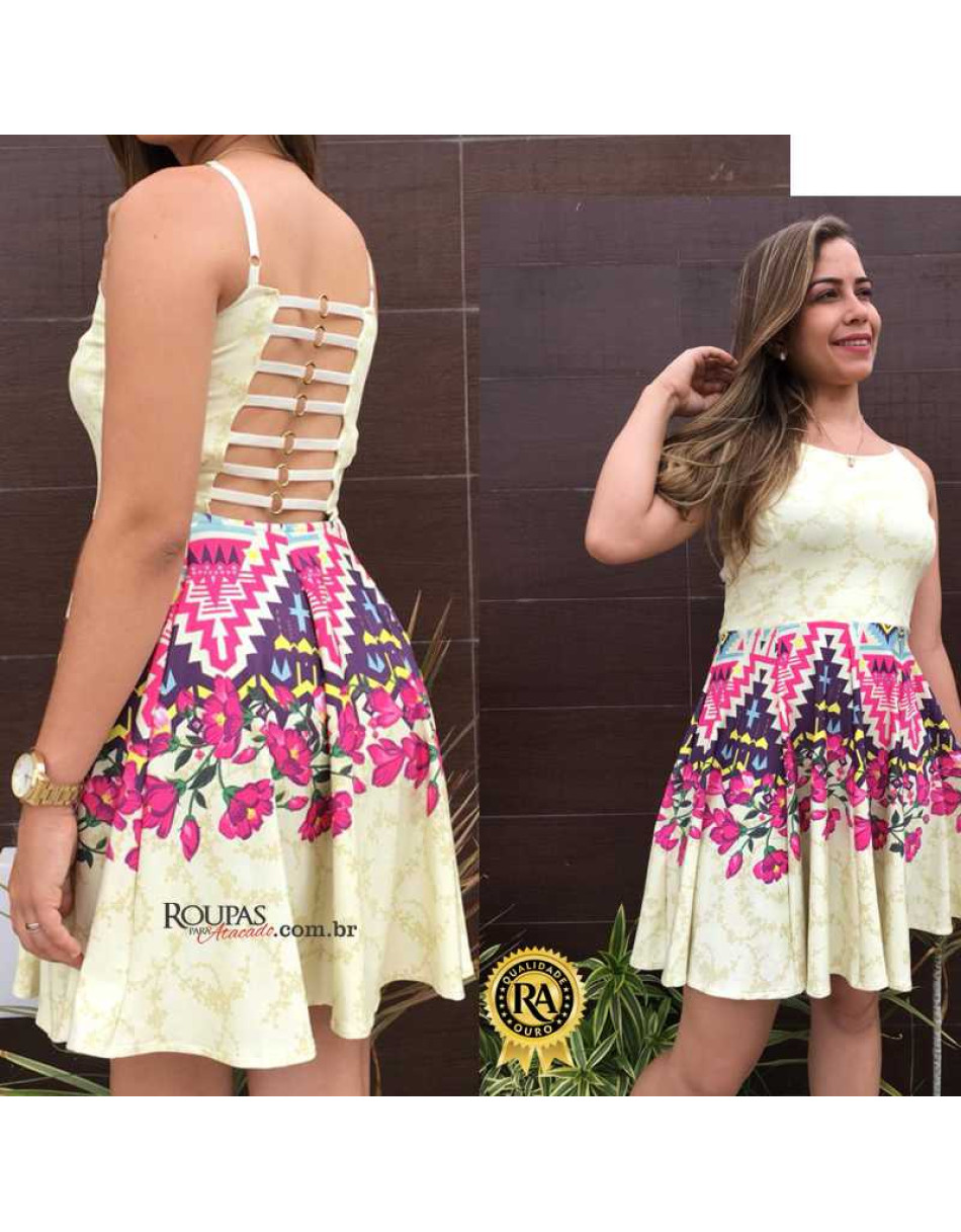 Vestido Boneca Estampado