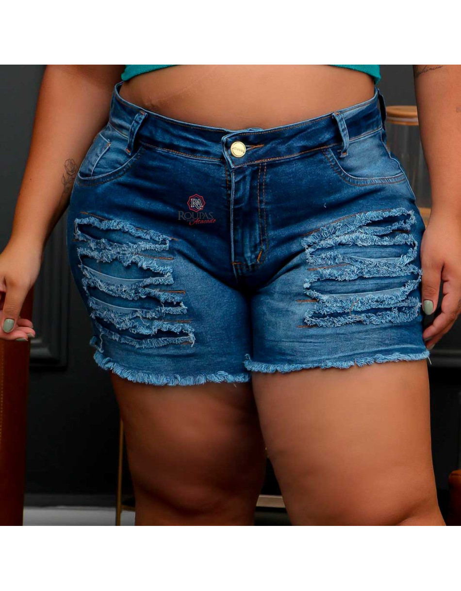 SHORT JEANS PLUS SIZE