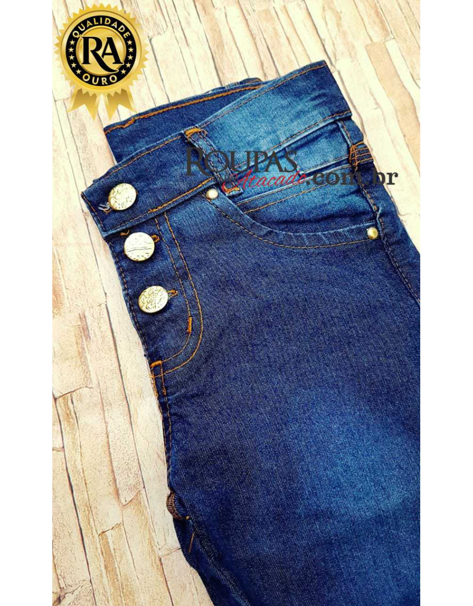 Calça Jeans Infantil Feminina 2 a 8 anos 