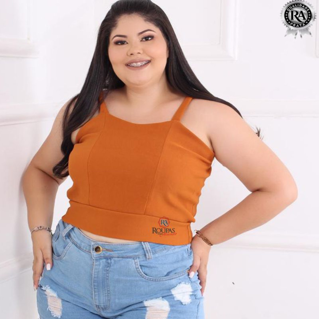 Cropped Bengaline Plus Size