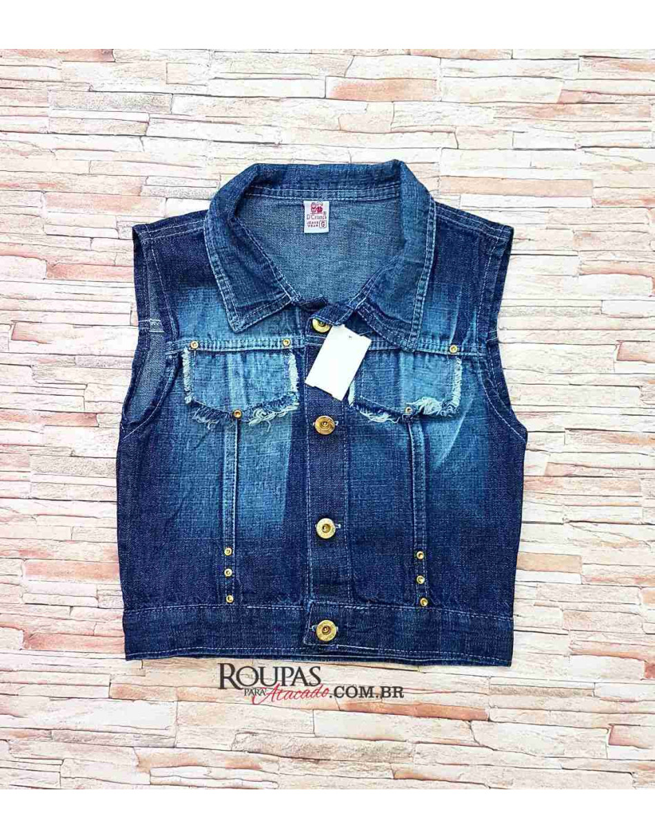 Colete Jeans Infantil