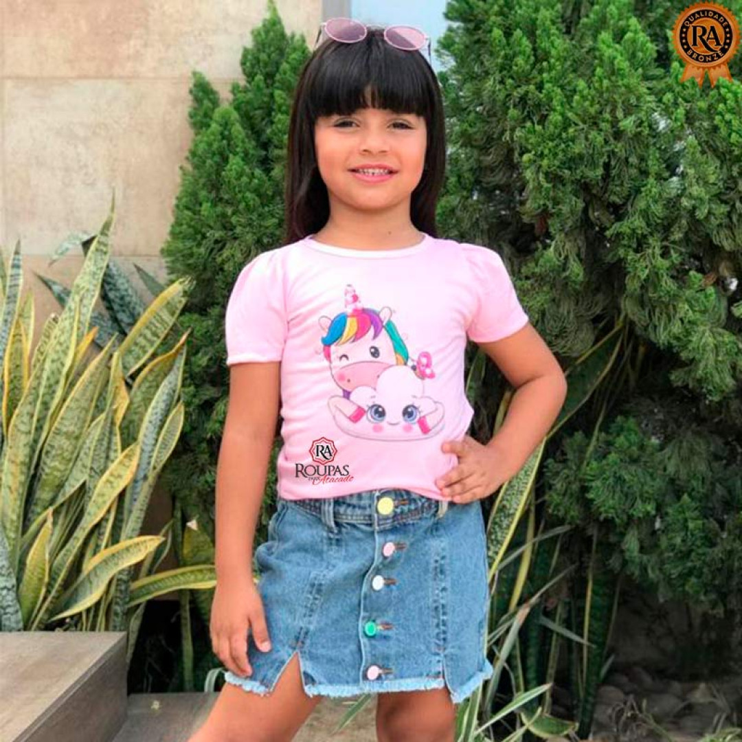 Blusa Tshirt Infantil Com Estampas