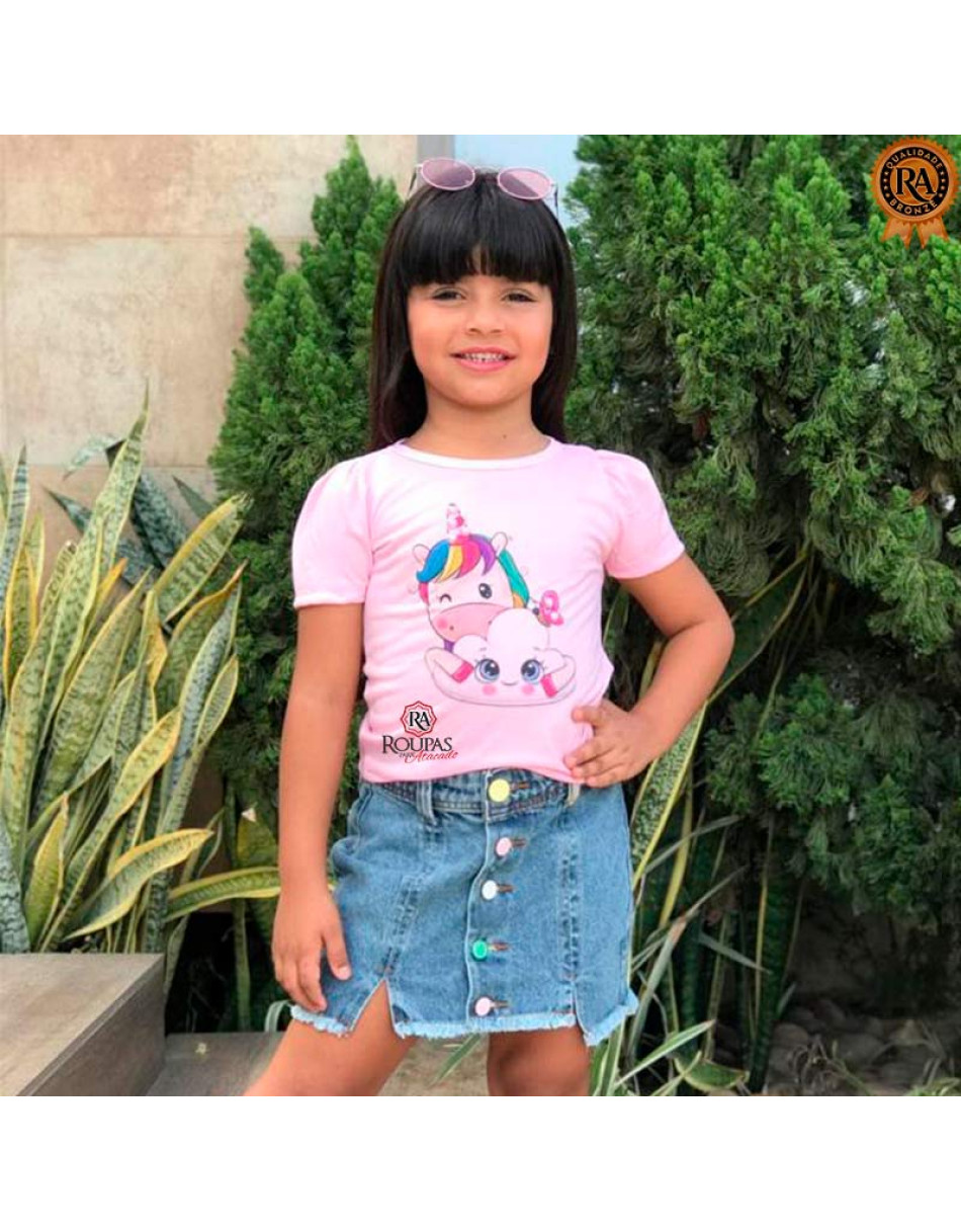 Blusa Tshirt Infantil Com Estampas