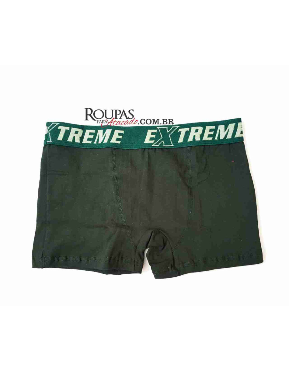 Cueca Boxer Cós Elástico Masculina Adulto