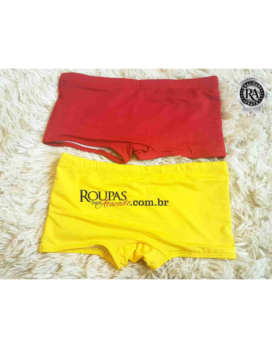 Sunga Boxer Infantil Masculina Colorida