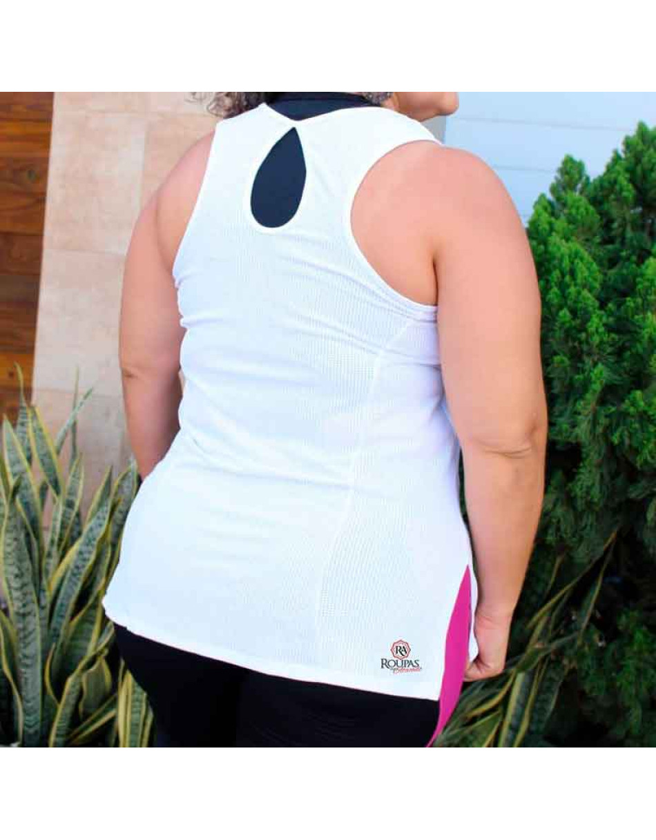 Blusa Fitness Drifit Plus Size