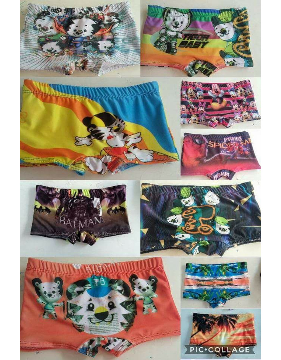 Sunga Boxer Infantil masculina de Personagens