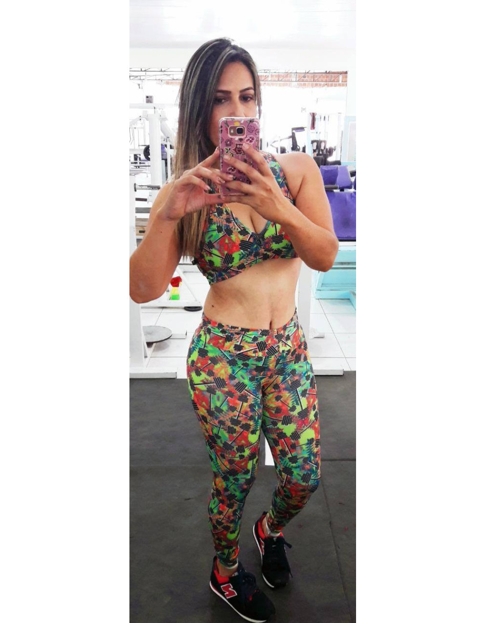 Calça Legging Suplex Estampada