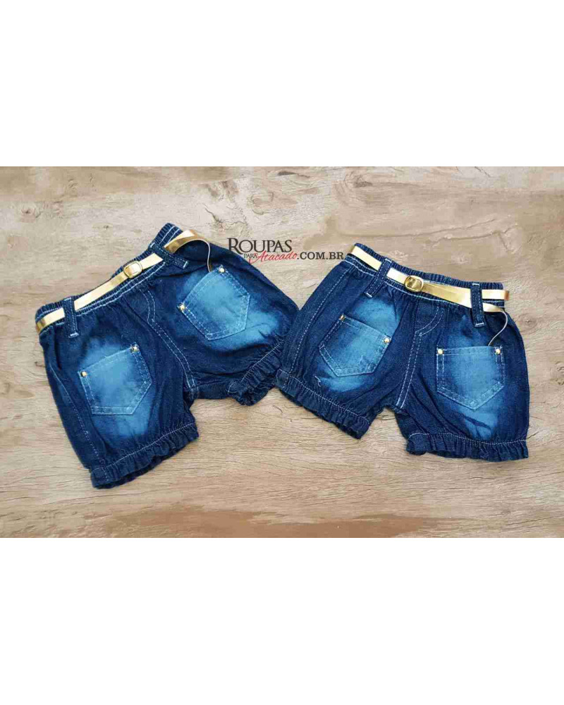 Short Infantil Jeans Balone P M G