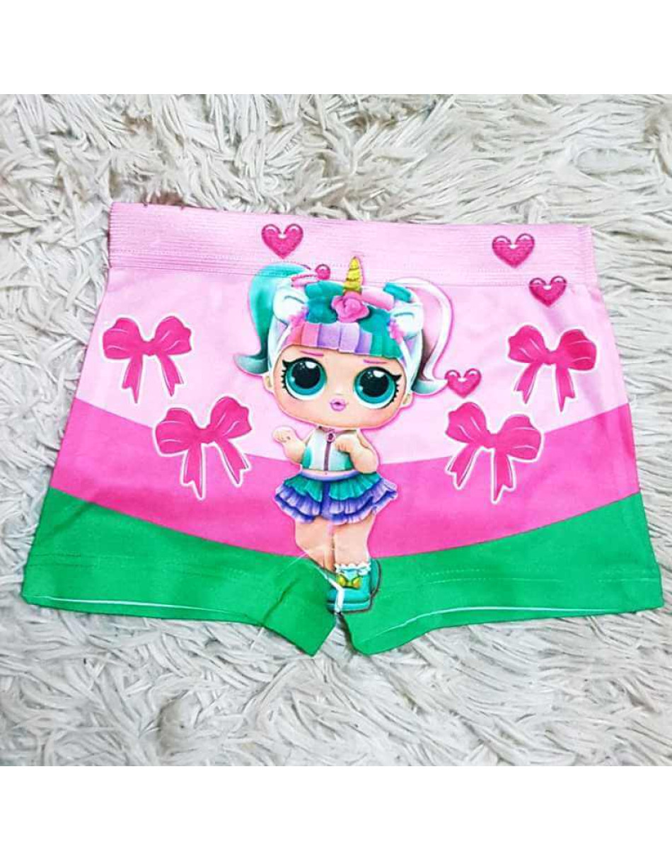 Calcinha Boxer Infantil Feminina