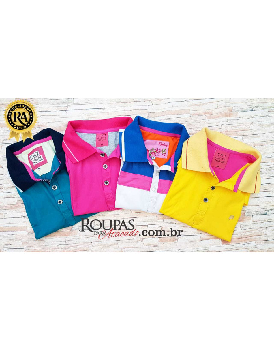 Blusa Polo Feminina