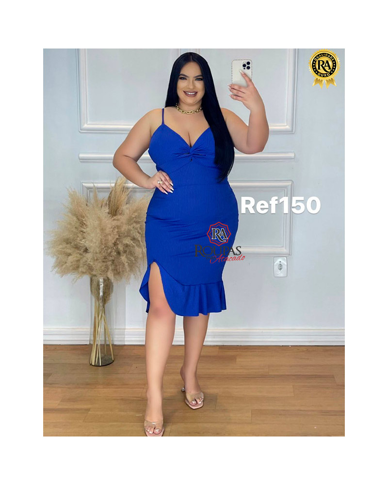 Vestido Plus Size Canelado Vários Modelos