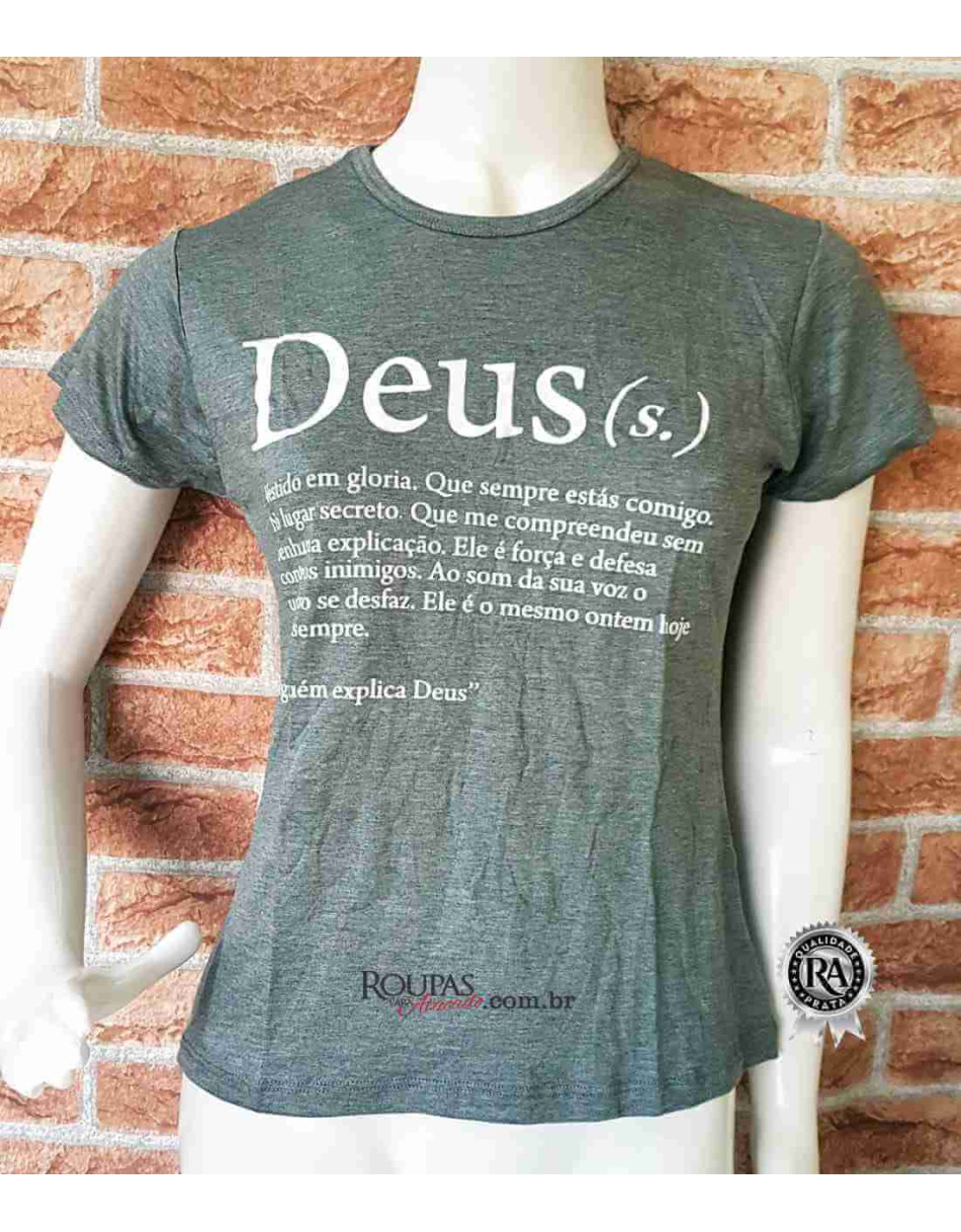 Blusa Com Frases Evangélicas