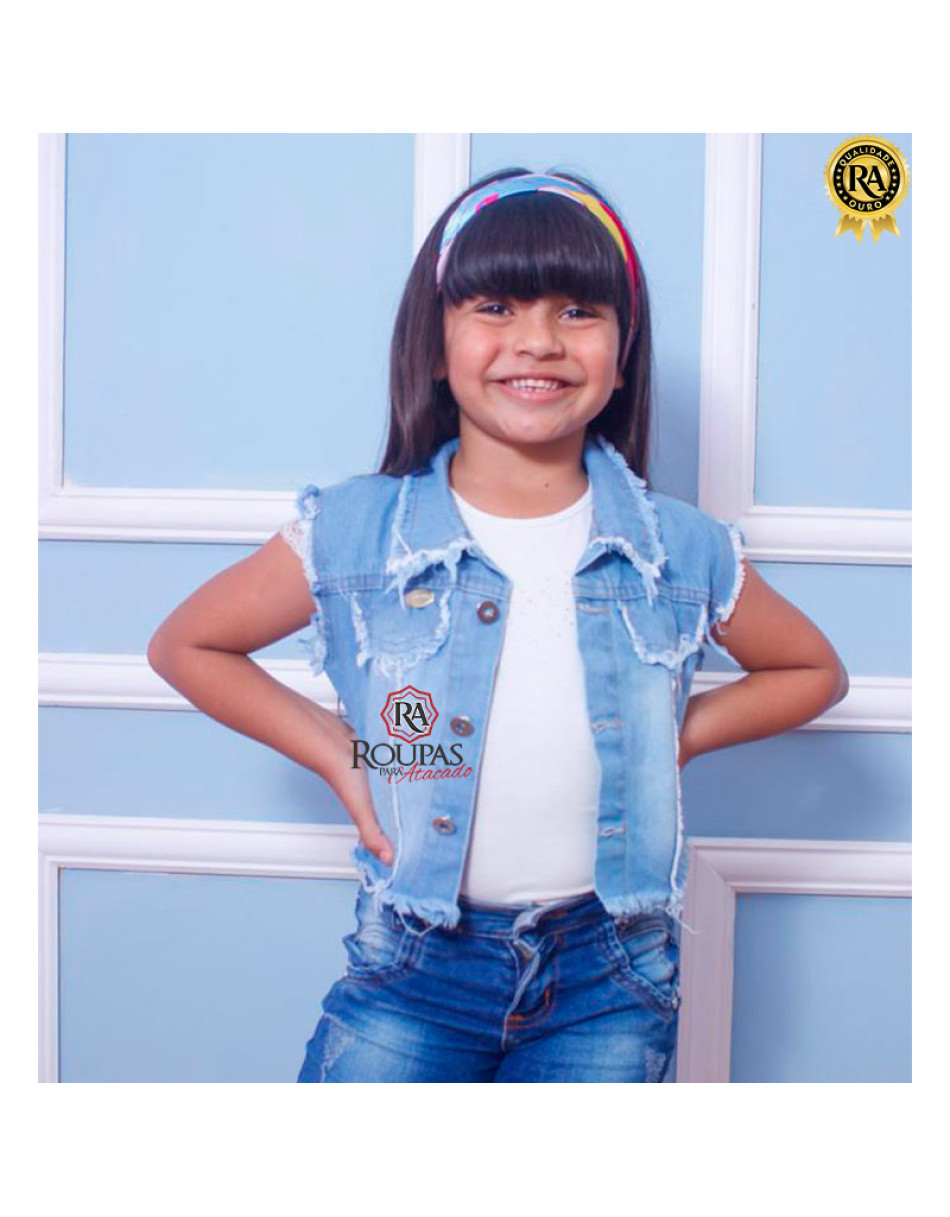 Colete Jeans Infantil