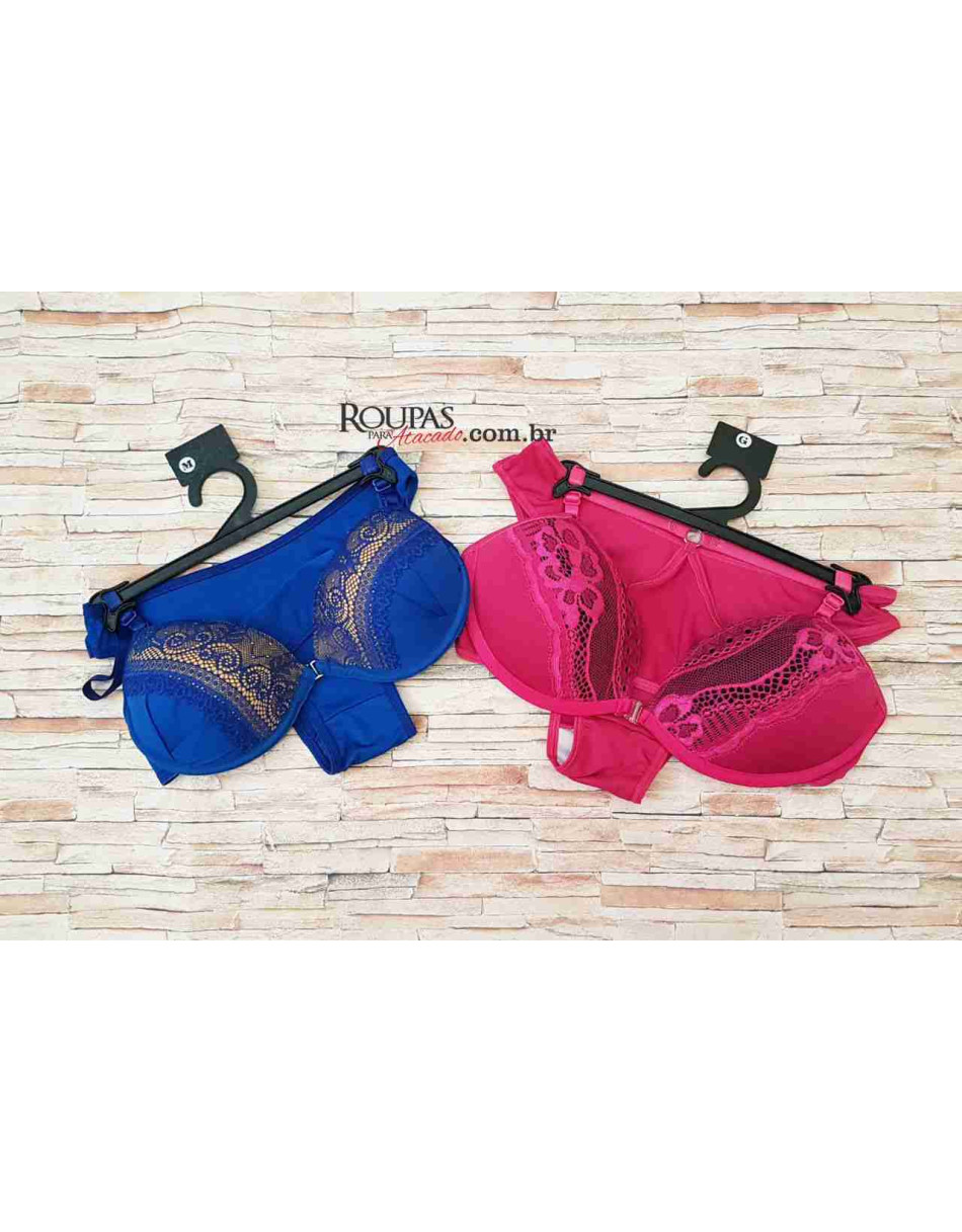 Conjunto Lingerie Calcinha e Sutiã com detalhes