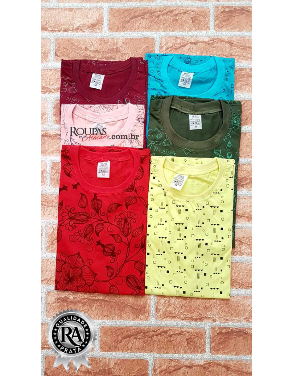 Camiseta Masculina Infanto Juvenil Estampada