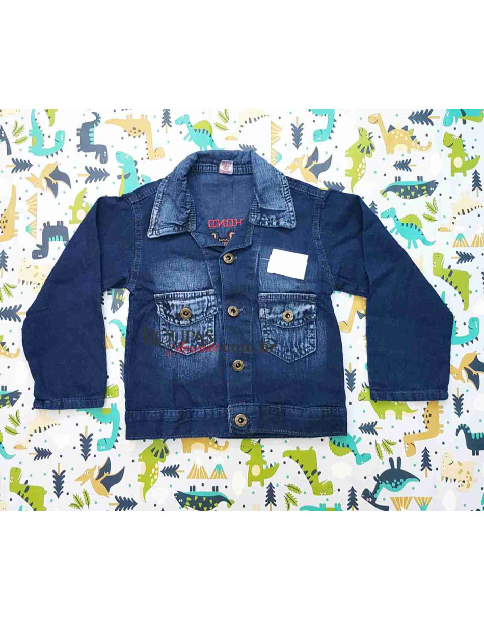 Jaqueta Jeans Infantil Masculina