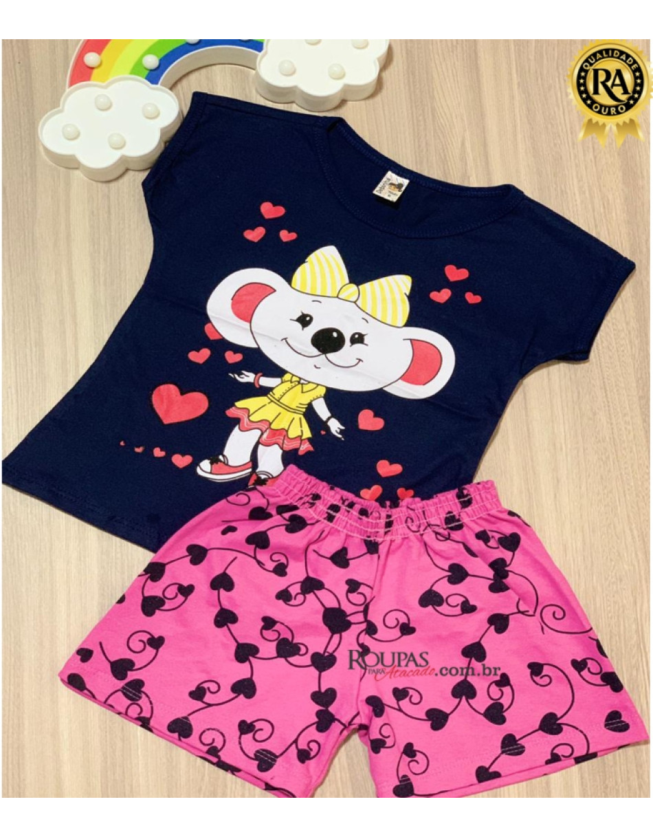 Conjunto Infantil Feminino Jeitinho