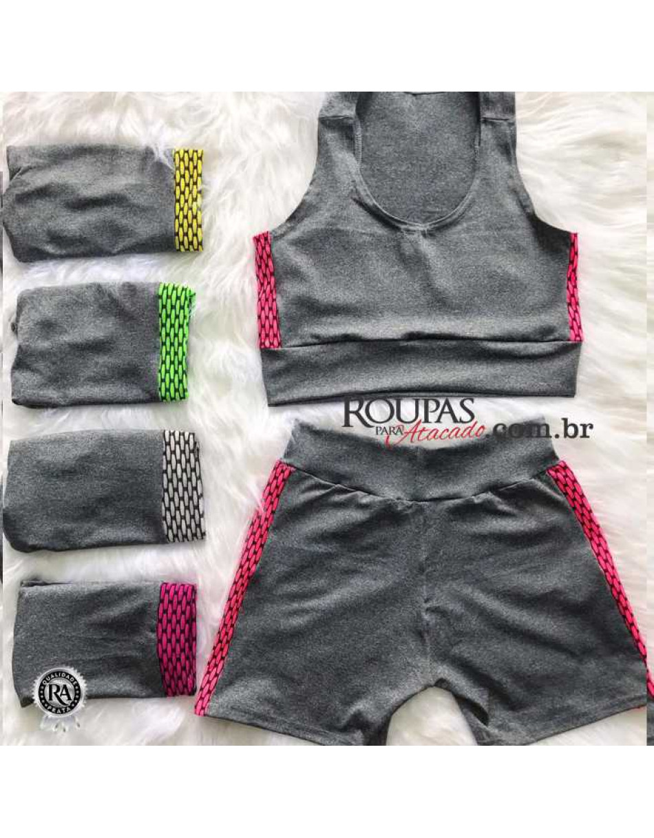 Conjunto Fitness Feminino Liso