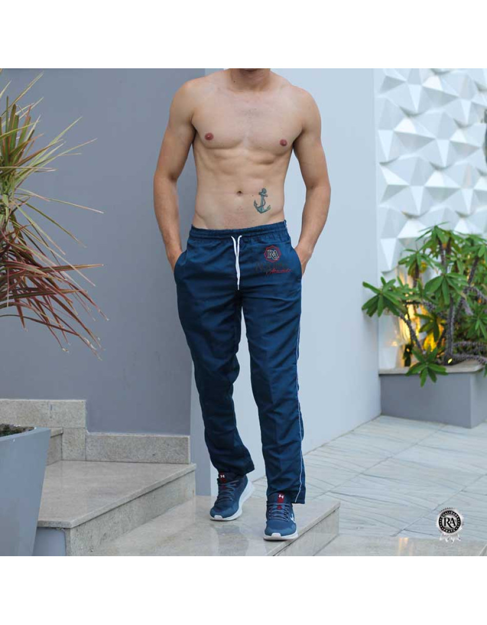 Calça Tactel masculina 4 cabos três bolsos 