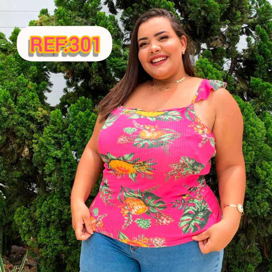 Blusa Feminina Plus Size Ana