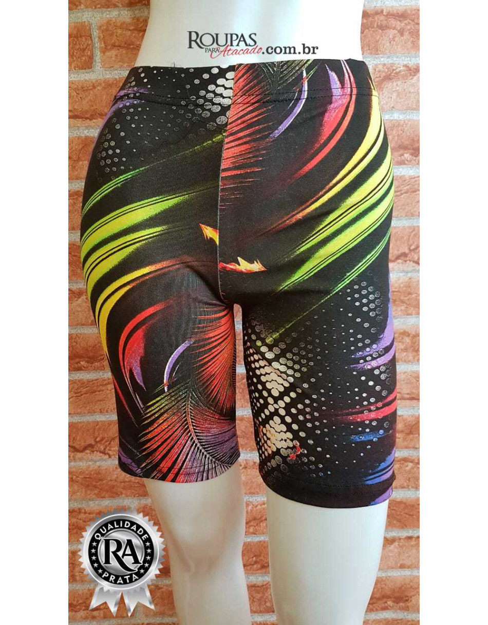 Short Fitness Cotton Estampado M