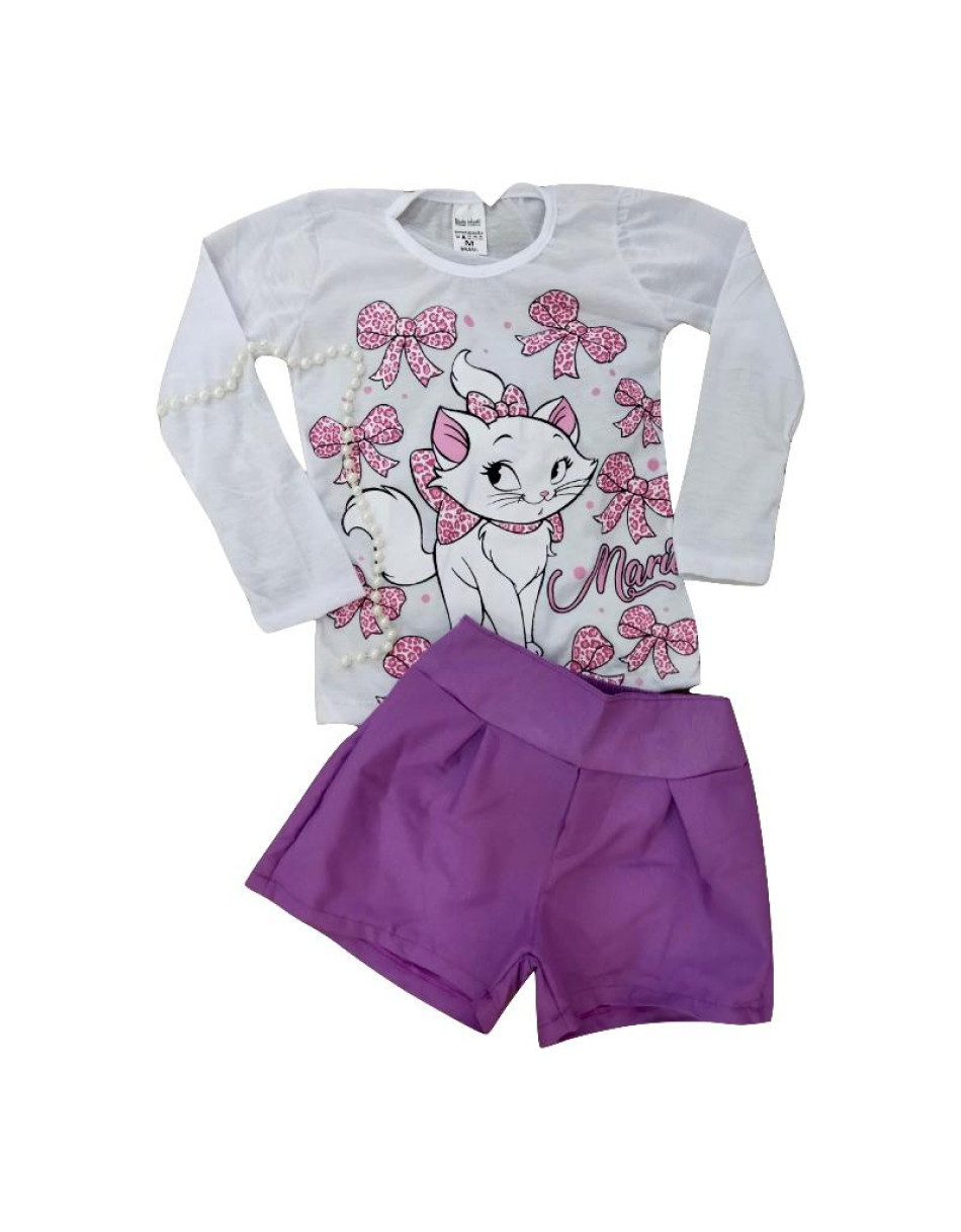 Conjunto Infantil Manga longa Isa