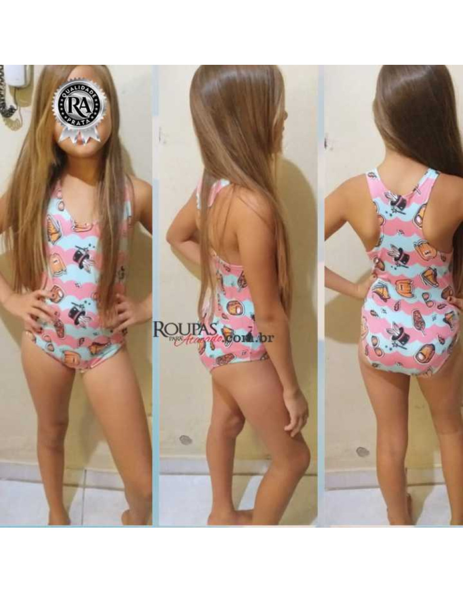 Body Infantil Estampado Laura