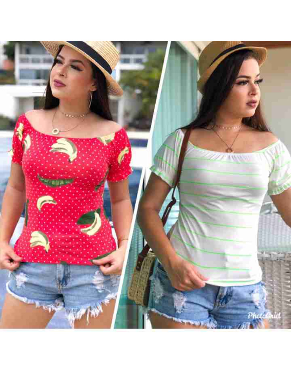 Blusa Modinha Feminina Vários Modelos