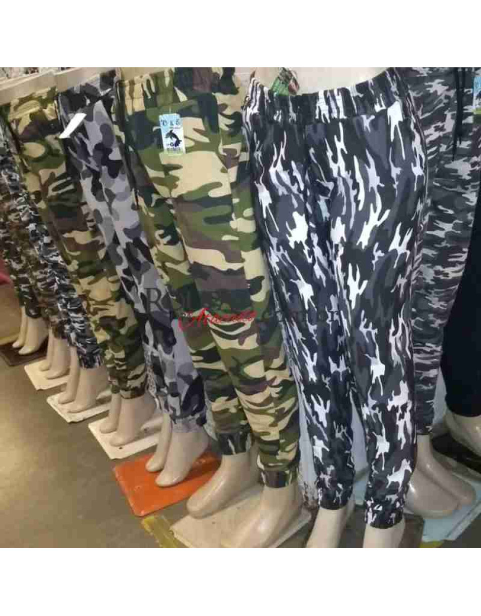 Calça Jogger Camuflada Moletom