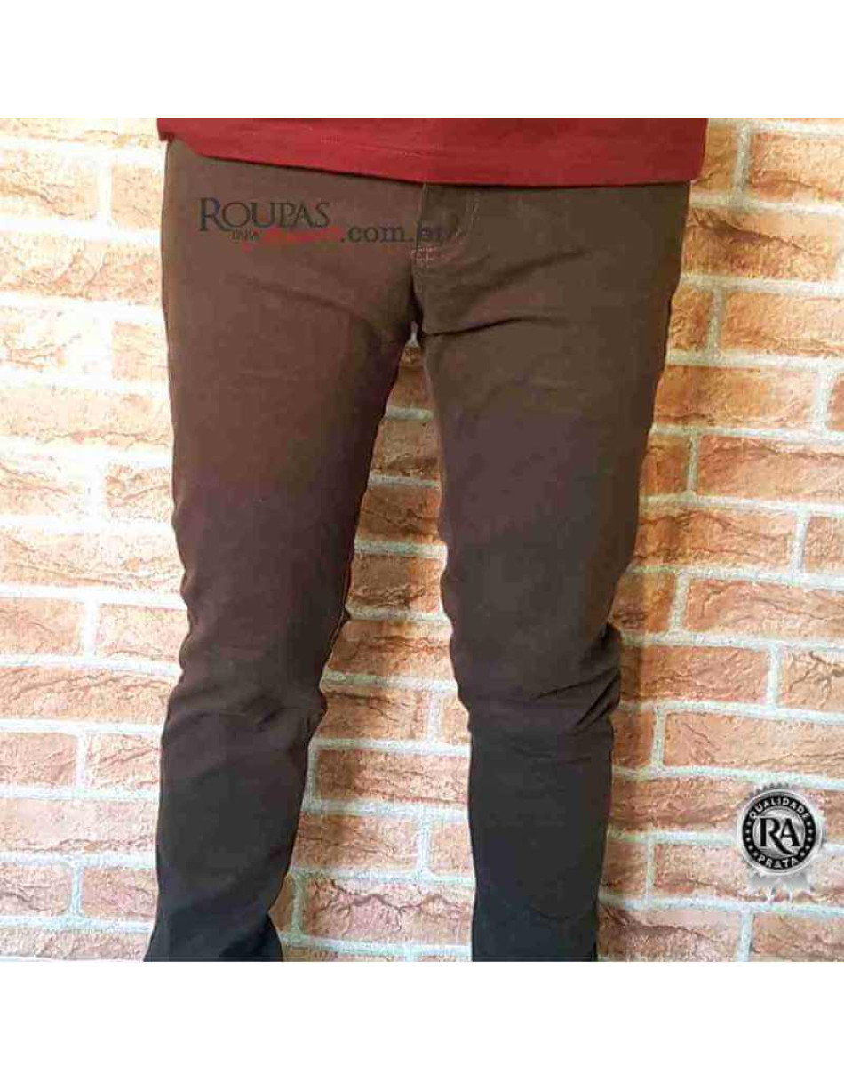 Calça Sarja Colorida Masculina Adulta