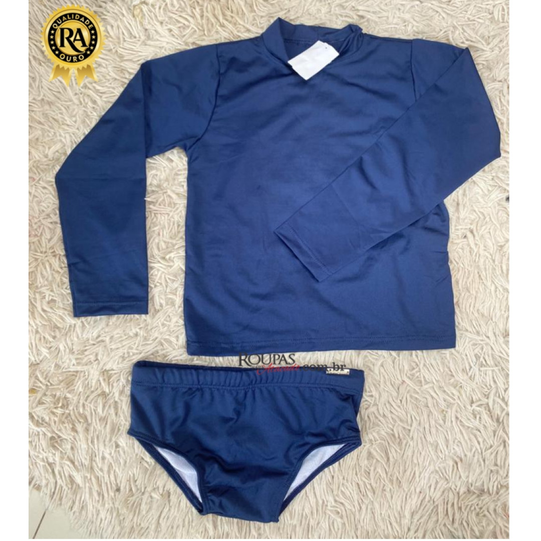 Conjunto Infantil Proteção Solar Uv Masculino